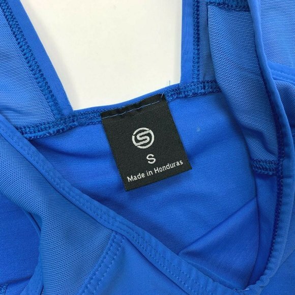 Skins Compression Blue Tank Top A200 Nylon Blend - Picture 9 of 10